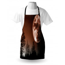 Abstract Colored Forest Apron