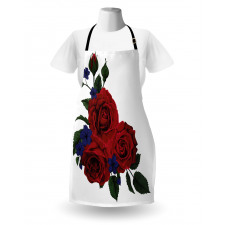 Red Bloom Gentle Florets Apron