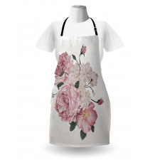 Old Roses Corsage Grunge Apron