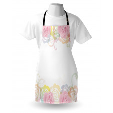 Tender Springtime Borders Apron