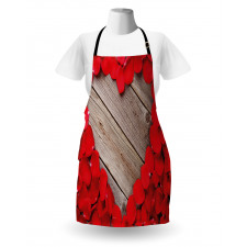 Vibrant Petals Heart Shape Apron