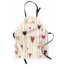 Heart Love Theme Apron