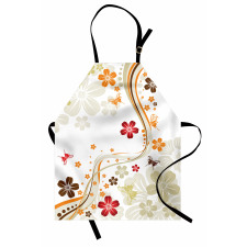 Swirling Florets Botany Apron