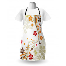 Swirling Florets Botany Apron