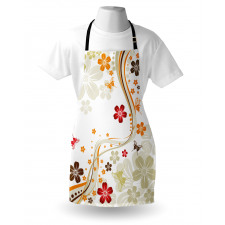 Swirling Florets Botany Apron