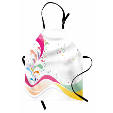 Vivid Bubbles Dots Apron