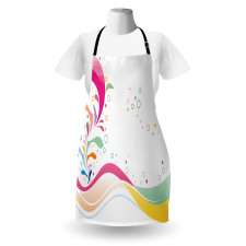 Vivid Bubbles Dots Apron