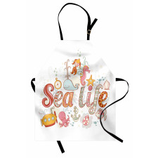 Marine Life Theme Apron