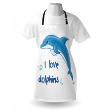 Cartoon Ocean Animals Apron