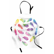 Romantic Plumage Design Apron