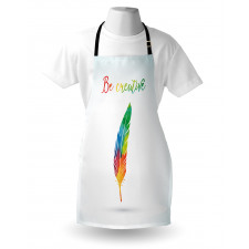 Rainbow Quill Creative Apron