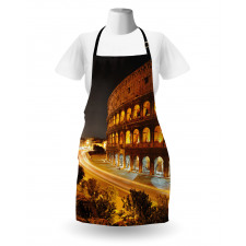 Colleseum at Night Rome Apron