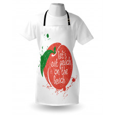 Soft Fruit Quirky Words Apron