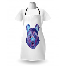 Cosmic Polygonal Portrait Apron