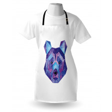 Cosmic Polygonal Portrait Apron