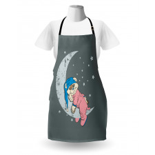 Baby Sleeping on the Moon Apron