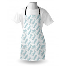 Swimming Polar Bears Sea Apron