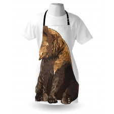 Wildlife Beast Cartoon Apron