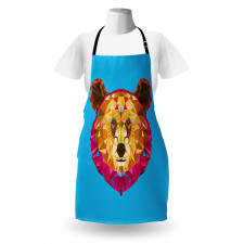 Geometric Head Poly Effect Apron