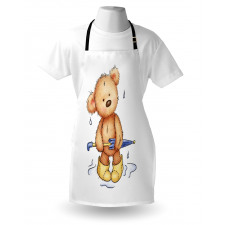 Teddy Bear Rain Umbrella Apron