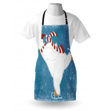 Ice Skating Polar Bear Apron