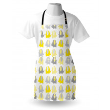 Cartoon Elephants Set Apron