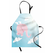 Pink Elephant Happiness Apron