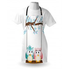 Owls in Love on Swing Apron