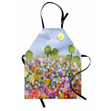 Spring Meadow Blossoms Apron