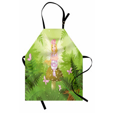 Fairy Girl Floral Hair Apron