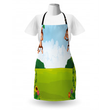 Monkeys on Vines Apron