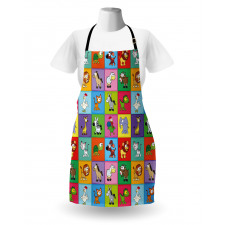 Funny Young Animals Apron