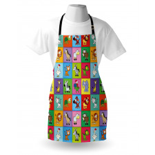 Funny Young Animals Apron