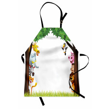 Trees Friendly Jungle Apron