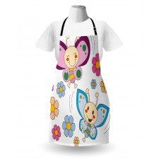 Baby Butterfly Couple Apron