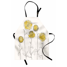 Hand Drawn Botany Apron