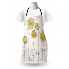 Hand Drawn Botany Apron