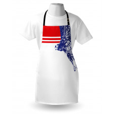 American Flag Colors Bird Apron