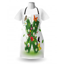 Spring Themed Alphabet Apron