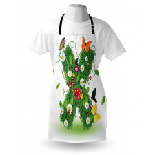 Spring Themed Alphabet Apron