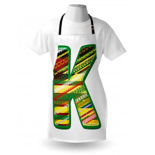 K Green Childish Fun Apron