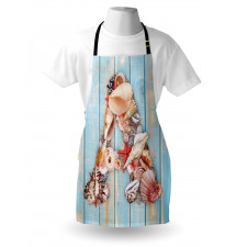 Seashell Wood Backdrop Apron