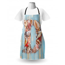 Marine Themed Alphabet Apron