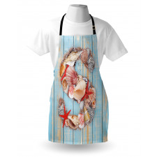 S Seashells Nautical Apron