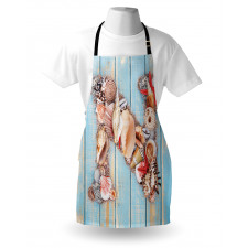 Ocean Seashells ABC Apron