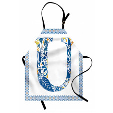 Azulejo Motifs Initial Apron