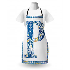 P and Forest Leaves Apron