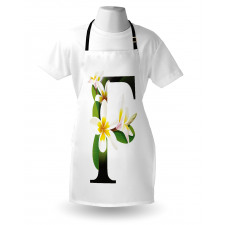 Frangipani Green Theme Apron