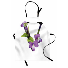 Viola Sororia Flower Apron