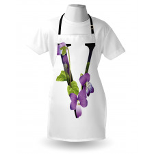 Viola Sororia Flower Apron